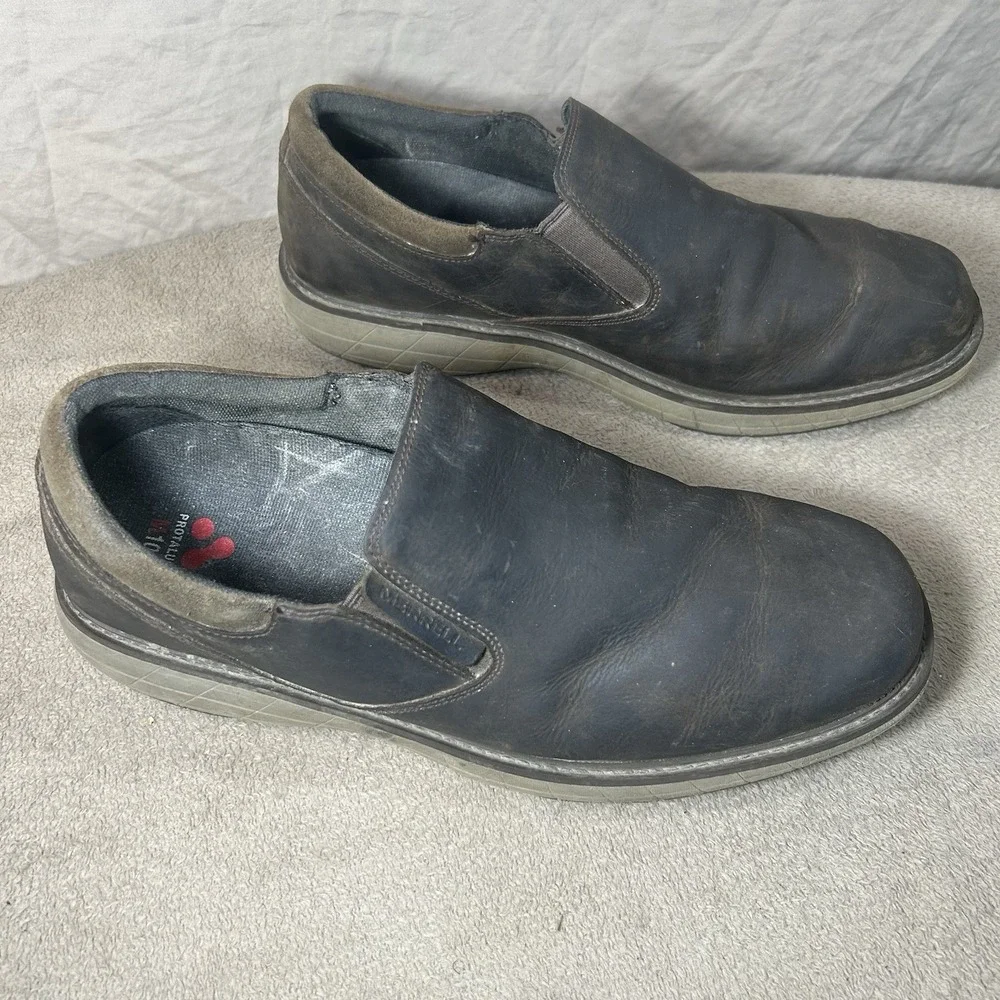Merrell World Legend 2 Moc Slip On‎ Shoes Mens Brown Leather Comfort Loafers
